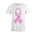 thumbnail image 1 of S4E Men's Pink Ribbon Word Montage T-Shirt XXXXX-Large White, 1 of 4
