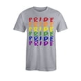 thumbnail image 1 of S4E Men's Pride Gay LGBTQ Rainbow T-Shirt XXX-Large Sports Grey, 1 of 4