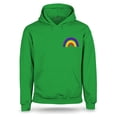 thumbnail image 1 of S4E Men's Rainbow Flag LGBTQ Gay Pride Hoodie Sweatshirts Medium Irish Green, 1 of 4