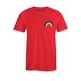 thumbnail image 1 of S4E Men's Rainbow Flag LGBTQ Gay Pride T-Shirt Large Red, 1 of 4