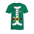 thumbnail image 1 of S4E Men's Santa Suit Elf Christmas Holiday Costume T-Shirt XXX-Large Kelly, 1 of 4