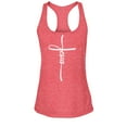 thumbnail image 1 of S4E Women's Jesus Cross Religious Racerback Slim Fit Large Red, 1 of 4