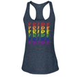 thumbnail image 1 of S4E Women's Pride Gay LGBTQ Rainbow Racerback Slim Fit Large Navy, 1 of 4
