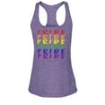thumbnail image 1 of S4E Women's Pride Gay LGBTQ Rainbow Racerback Slim Fit XX-Large Purple, 1 of 4