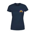 thumbnail image 1 of S4E Women's Rainbow Flag LGBTQ Gay Pride T-Shirt Medium Navy, 1 of 4