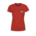 thumbnail image 1 of S4E Women's Rainbow Flag LGBTQ Gay Pride T-Shirt XXX-Large Red, 1 of 4