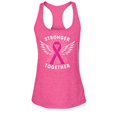 thumbnail image 1 of S4E Women's Stronger Together Breast Cancer Racerback Slim Fit X-Small Fuchsia, 1 of 4