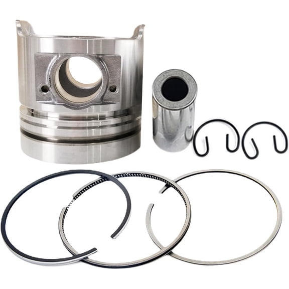 S4F Piston + Piston Rings For Mitsubishi S4F S4F2 engine For Toro 580D Mower Piston Combustion Chamber 50mm STD S4F piston Rings set Piston 36717-41100 3671741100