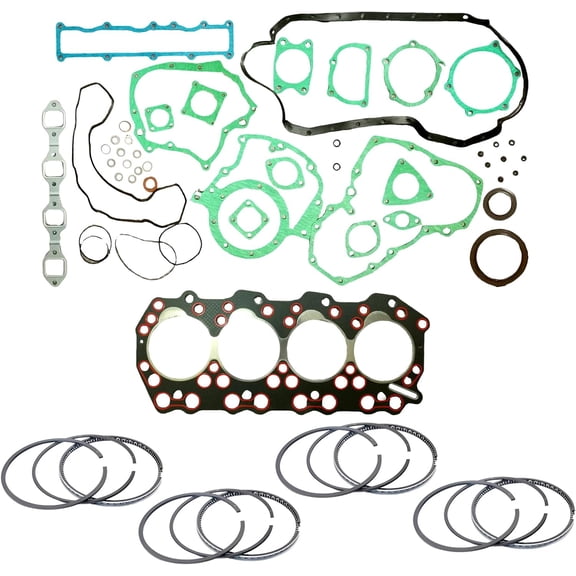 S4Q2 Full Gasket Kit + Piston Rings For Mitsubishi S4Q S4Q2 S4Q2-T Engine For TEREX HR18 TC51 TC65 Excavator For Clark Forklift Y1625D For Montana 4320 4320C STD S4Q2 piston Rings set