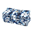 thumbnail image 1 of S4Sassy Blue Geometric Shibori Tea Napkins Dinner Napkins Printed Holiday Tablecloth Kitchen Napkins, 1 of 6