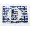 thumbnail image 1 of S4Sassy Blue Wave Shibori Washable Placemats & Napkins Table Decor Dining Mats, 1 of 3