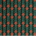 thumbnail image 1 of S4Sassy Floral Stripes Wallpaper - Green Walls Covering, 25" x 120" Self-Adhesive Vinyl Wall Paper, Wallwrap, Easy DIY Walls Covering For Boho aesthetic wall decor, Living Room, Living Spaces, 1 of 9