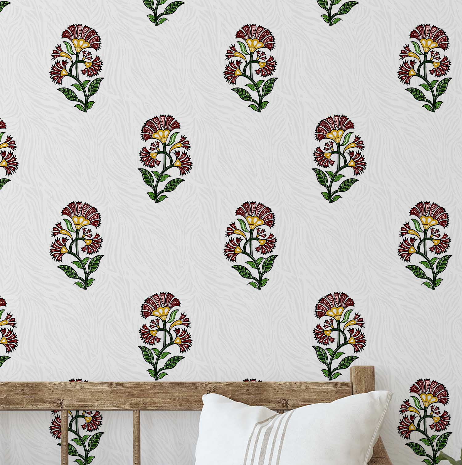 Curated visual reference: Picture Idea: S4Sassy Floral Wallpaper Asian Style Wall Covering 25 X 60