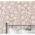thumbnail image 1 of S4Sassy Hand-drawn Dandelion Bloom Wallpaper - Brown Wall Covering, 25" x 60" Self-Adhesive Vinyl Wallpaper, Walls Wrap, Easy DIY Wall Covering For Farmhouse Bedroom, Cabinets, Living Spaces, 1 of 8