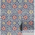 thumbnail image 1 of S4Sassy Ikat Floral Print Wallpaper - Asian Style Wall Covering, 25" x 240" Self-Adhesive Vinyl Wallpaper, Walls Wrap, Easy DIY Wall Covering For Bedroom, Living Room, Living Spaces - Blue, 1 of 8