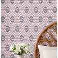 thumbnail image 1 of S4Sassy Ikat Geometric Wallpaper - Pink Wall Covering, 25" X 360" Self-Adhesive Vinyl Walls Paper, Wall Wrap, Easy Diy Walls Covering For Farmhouse Bedroom, Living Room, Cabinets, Living Spaces, 1 of 6