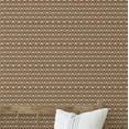 thumbnail image 1 of S4Sassy Lotus Mini Print Wallpaper - Asian Style Wall Covering, 25" x 360" Self-Adhesive Wallpaper, Decorative Wall Wrap, Easy DIY Decor For Bedroom, Living Room, Living Spaces - Brown, 1 of 9
