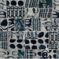 S4Sassy Modern Abstract Patchwork Wallpaper- Blue Bohemian Wall Covering, 25" X 120" Self-Adhesive Plain Vinyl Wallpaper, Decorative Wallwrap, Easy Diy Wall Covering For Bedroom, Living Spaces