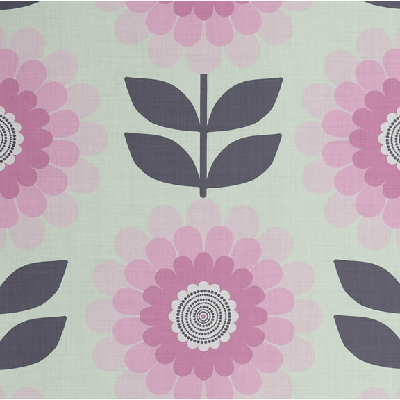 S4Sassy Modern Retro Daisy Wallpaper - Pink Bohemian Wall Covering, 25" X 60" Self-Adhesive Vinyl Walls Paper, Decorative Wallwrap, Easy Diy Walls Covering For Bedroom, Cabinets, Living Spaces