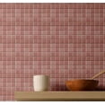 thumbnail image 1 of S4Sassy Mosaic Tile Pattern Wallpaper - Pink Wall Covering, 25" X 120" Self-Adhesive Plain Vinyl Wall Paper, Walls Wrap, Modern Minimalist Wallpaper For Office, Bedroom, Workspaces, 1 of 8