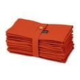thumbnail image 1 of S4Sassy Orange Solid Home Decor 12 Pcs Cotton Napkin Solid Everyday Basic Washable Table Linen, 1 of 1