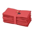 thumbnail image 1 of S4Sassy Orange Solid Home Decor Solid Dinning Tableware Fabric Cocktail Napkin 12 Pcs Set, 1 of 8