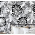 thumbnail image 1 of S4Sassy Peel & Stick Vinyl Wallpaper, Chic Monstera Jungle Wallpaper Contact Paper Waterproof- Gray, 25"x60", Removable Wall Covering for Home Decor in Bedrooms & Living Areas, Renter Spaces, Cabinet, 1 of 9