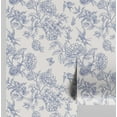 thumbnail image 1 of S4Sassy Peel & Stick Vinyl Wallpaper, Chic Outline Floral Wallpaper Contact Paper Waterproof - White, 25"x120", Removable Wall Covering for Home Decor in Bedrooms, Renter Spaces, Cabinets, 1 of 8