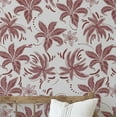 thumbnail image 1 of S4Sassy Peel & Stick Vinyl Wallpaper, Chic Retro Leaf Wallpaper Contact Paper Waterproof- Brown, 25"x360", Textured Finish, Removable Wall Covering for Bedrooms & Living Areas, 1 of 9