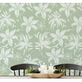 thumbnail image 1 of S4Sassy Peel & Stick Vinyl Wallpaper, Chic Retro Leaf Wallpaper Contact Paper Waterproof - Green, 25"x240", Removable Wall Covering for Home Decor in Bedrooms & Living Areas, Renter Spaces, Cabinets, 1 of 9