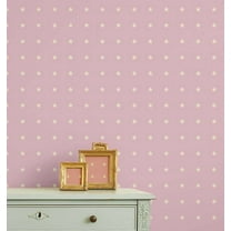 S4Sassy Peel & Stick Vinyl Wallpaper, Chic Star Print Wallpaper Contact Paper Waterproof - Pink, 25"x120" ,Removable Wall Covering for Kids room wall decor, Baby Room, Playroom
