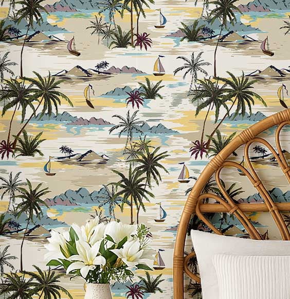 Coastal Textured Wallpaper For Small Apartment Decor preview