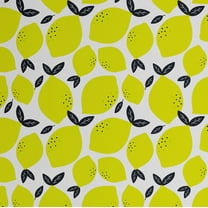 S4Sassy Peel & Stick Vinyl Wallpaper, Lemon Print Wallpaper Contact Paper Waterproof - Yellow, 25"X 120", Removable Walls Covering For Kids Room Wall Decor, Baby Room, Playroom