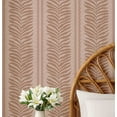 thumbnail image 1 of S4Sassy Peel & Stick Vinyl Wallpaper, Urban Chic Fern Stripe Print Contact Paper Waterproof - Brown, 25"X 120", Removable Modern Wall Covering For Home Decor In Bedrooms & Living Areas, Renter Spaces, 1 of 9