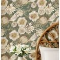 thumbnail image 1 of S4Sassy Peel And Stick Wall Covering, Birds & Blooms Removable Wallwrap - Green Instant Wall Makeover Mural For Bathroom, Laundry Room, Closet Interior - Self-Adhesive Wallpaper Vinyl -25"X 120", 1 of 9