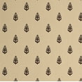 thumbnail image 1 of S4Sassy Peel & Stick Wall Covering, Floral Buti Print Removable Walls Wrap- Asian Style Walls Mural, Instant Wall Makeover for Bathroom, Closet Interior- Self-Adhesive Wallpaper Vinyl- Tan, 25"x240", 1 of 9