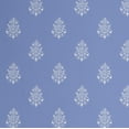 thumbnail image 1 of S4Sassy Peel and Stick Wall Covering, Floral Buti Print Removable Walls Wrap- Asian Style Walls Mural, Instant Wall Makeover for Bathroom, Closet Interior Self-Adhesive Wallpaper Vinyl- Blue, 25"x60", 1 of 9