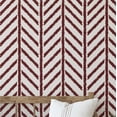 thumbnail image 1 of S4Sassy Peel and Stick Wall Covering, Geometric Stitch Print Removable Textured Vinyl Wall Wrap- Modern Mural, Brown Instant Wallpaper for Bedroom, Bathroom, Laundry Room, Closet Interior -25"x240", 1 of 9