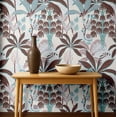 thumbnail image 1 of S4Sassy Peel and Stick Walls Covering, Tropical Banana Tree Print Removable Wall Wrap - Brown Instant Wall Mural for Bathroom, Laundry Room, Closet Interior - Self-Adhesive Wallpaper Vinyl - 25"x120", 1 of 9
