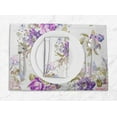 thumbnail image 1 of S4Sassy Purple Leaves,Lilac & Peony Floral Washable Placemats & Napkins Table Decor Dining Mats, 1 of 3