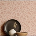thumbnail image 1 of S4Sassy Self Adhesive Wallpaper, Floral Wallpaper, Peach Removable Diy Vinyl Wall Covering, Plain Peel And Stick Contact Paper For Entryway Accent Wall, Easy Home Decor Solution (25"X120"), 1 of 7