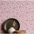 thumbnail image 1 of S4Sassy Self Adhesive Wallpaper, Floral Wallpaper, Pink Removable Diy Vinyl Wall Covering, Plain Peel And Stick Contact Paper For Entryway Accent Wall, Easy Home Decor Solution (25"X240"), 1 of 7