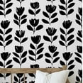 thumbnail image 1 of S4Sassy Self-Stick Decorative Boho Wallpaper, Bold Floral Wall Paper, Textured Vinyl Waterproof Contact Paper, White, 25"X360" Removable Renter Friendly Wall Covering For Bedroom, Dining Room, 1 of 9