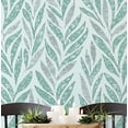 thumbnail image 1 of S4Sassy Self-Stick Decorative Wallpaper, Abstract Banana Leaf Wall Paper, Textured Vinyl Waterproof Contact Paper, Green, 25"x120" Removable Renter Friendly Wall Covering For Bedroom, Dining room, 1 of 9