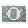 thumbnail image 1 of S4Sassy White Rose Leaves Everyday Washable Placemats With Napkins Dining Table Decor, 1 of 3