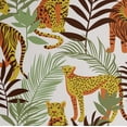thumbnail image 1 of S4Sassy Wild Jungle Animals Wallpaper - Jungle Removable Wall Covering, 25" X 240" Self-Adhesive Vinyl Walls Paper, Decorative Wallwrap, Easy Diy Walls Covering For Bedroom, Living Room - Green, 1 of 8