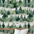 thumbnail image 1 of S4sassy Removable Nature-inspired Waterproof Wall Wrap, Finish Wallcover, Jungle Print Contact Paper for Walls, Cabinets, Dresser, Self Adhesive Vinyl Wallpaper Roll- Green (25"x240"), 1 of 9