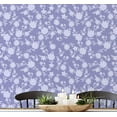 thumbnail image 1 of S4sassy Removable Nature-inspired Waterproof Wall Wrap, Textured Wallcover, Pastel Petal Print Contact Paper for Wall, Cabinet, Dresser, Self Adhesive Vinyl Wallpaper Roll- Purple (25"x120" inch), 1 of 8