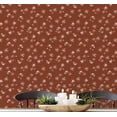 thumbnail image 1 of S4sassy Removable Nature-inspired Waterproof Wall Wrap, Wallcover, Meadow Blossom Print Contact Paper for Walls, Cabinets, and Dresser, Self Adhesive Vinyl Wallpaper Roll- Brown (25"x120" inch), 1 of 7