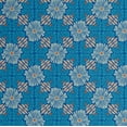thumbnail image 1 of S4sassy Self Adhesive Wallpaper, Floral Burst Wallpaper, Blue Removable DIY Vinyl Tile Pattern Wall Covering, Peel and Stick Contact Paper for Entryway wall, Kitchen Backsplash-25"x120", 1 of 9